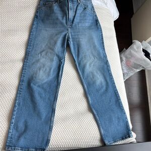 H&M Women's Relaxed Blue Jeans